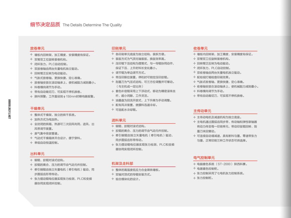 电脑高速凹版打印机七电组细节图